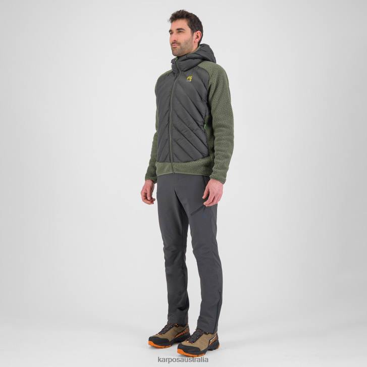 Jacket| Karpos Men MARMAROLE TECH JACKET BLACK SAND/THYME 0Z8L54