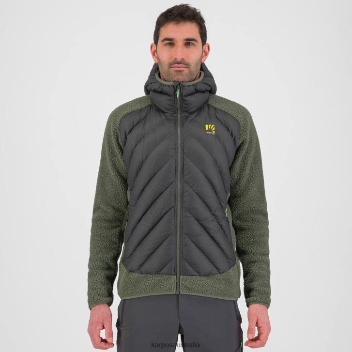 Jacket| Karpos Men MARMAROLE TECH JACKET BLACK SAND/THYME 0Z8L54
