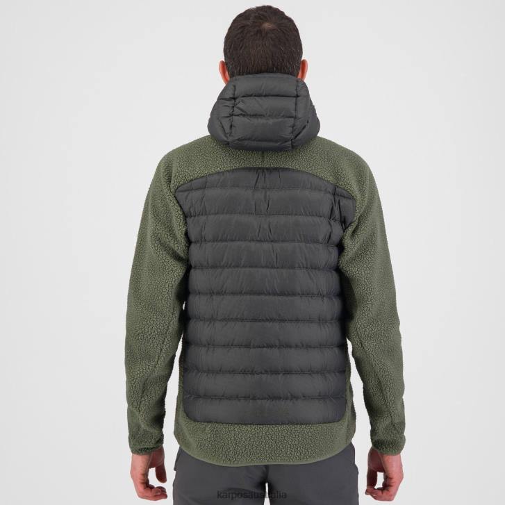 Jacket| Karpos Men MARMAROLE TECH JACKET BLACK SAND/THYME 0Z8L54