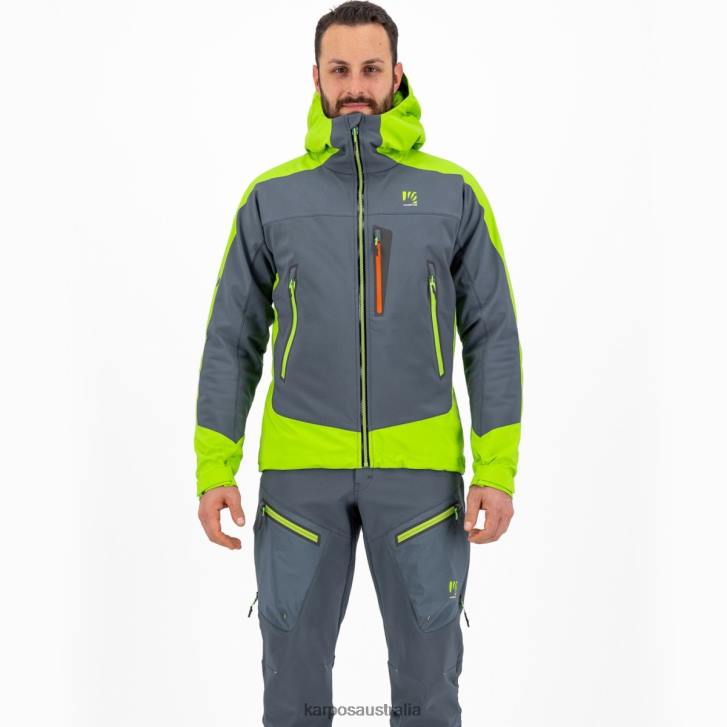 Jacket| Karpos Men MARMOLADA JACKET DARK SLATE/LIME GREEN 0Z8L44