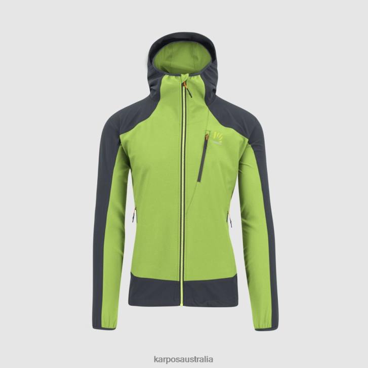 Jacket| Karpos Men PARETE JACKET JASMINE GREEN/OMBRE BLUE 0Z8L154
