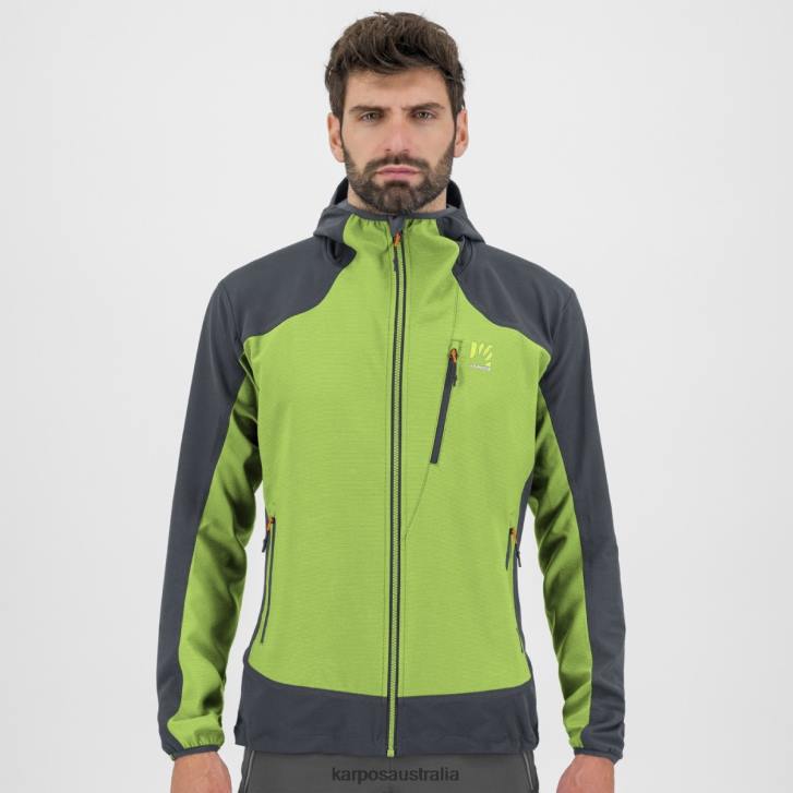 Jacket| Karpos Men PARETE JACKET JASMINE GREEN/OMBRE BLUE 0Z8L154