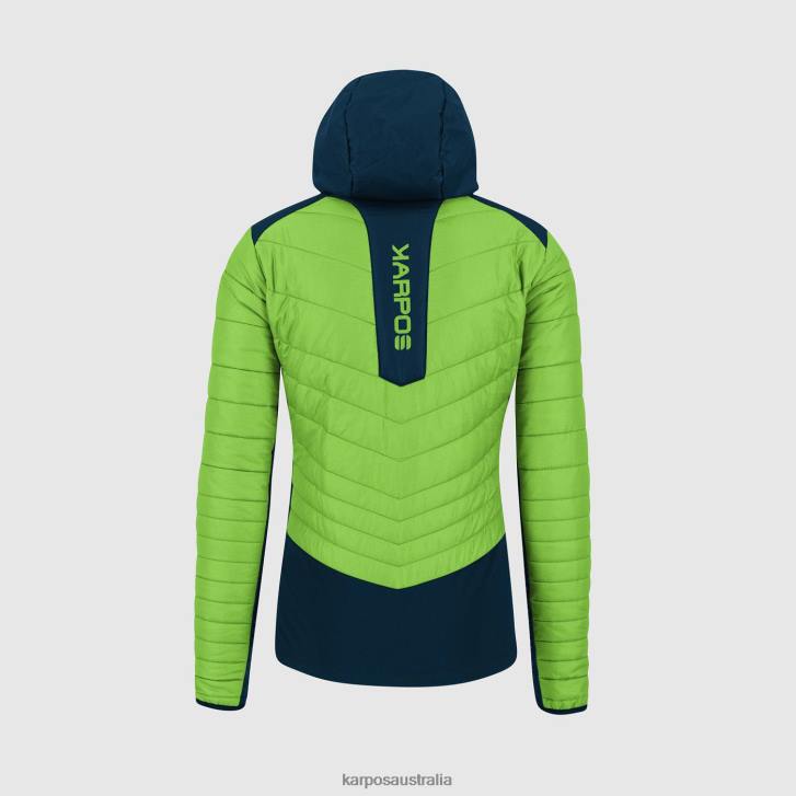 Jacket| Karpos Men PIAN LONGHI JACKET MIDNIGHT/GREEN FLASH 0Z8L61