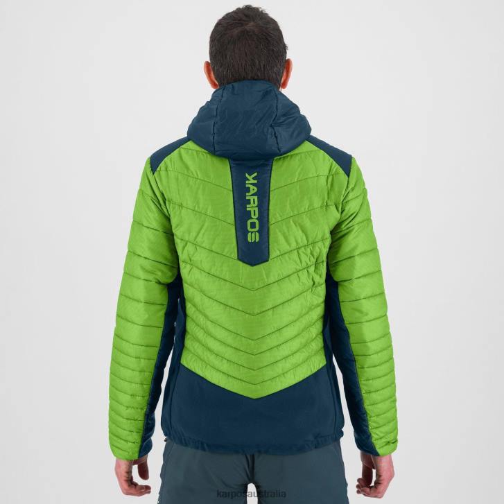 Jacket| Karpos Men PIAN LONGHI JACKET MIDNIGHT/GREEN FLASH 0Z8L61