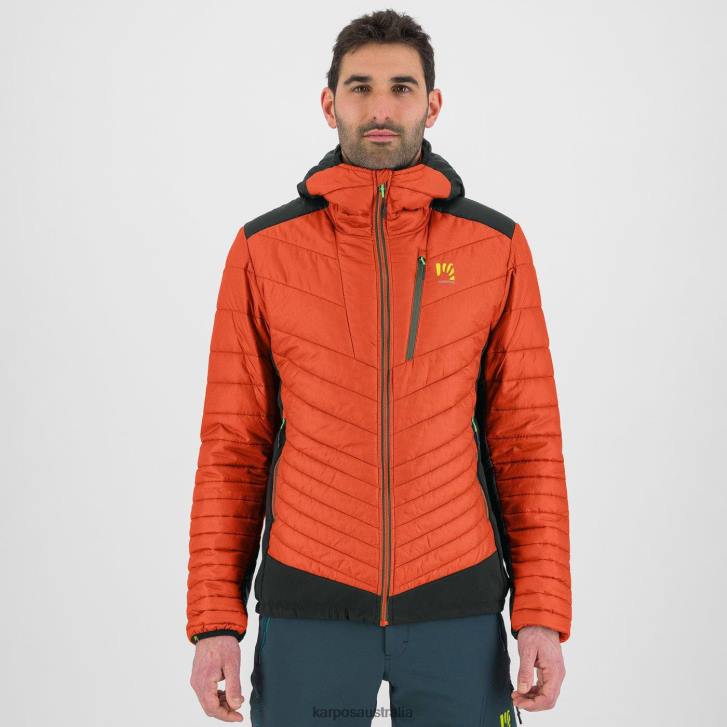 Jacket| Karpos Men PIAN LONGHI JACKET SPICY ORANGE/BLACK 0Z8L59
