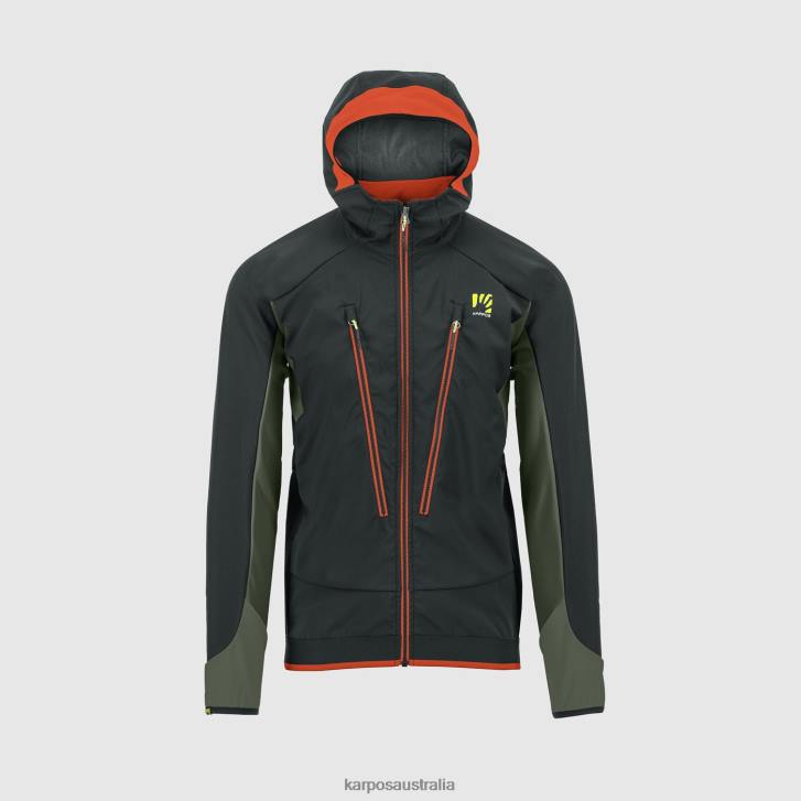 Jacket| Karpos Men PIZ PALU' EVO JACKET BLACK SAND/THYME 0Z8L50