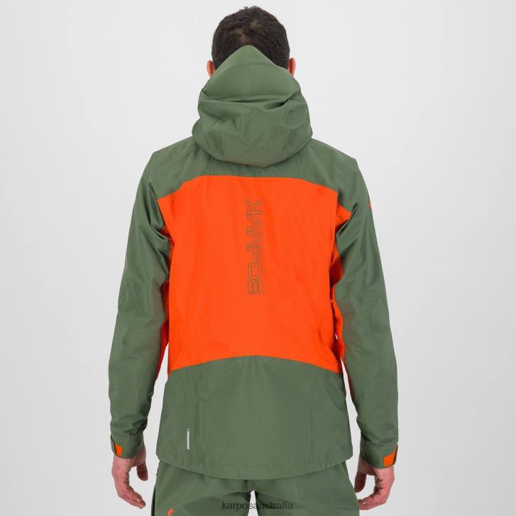 Jacket| Karpos Men STORM EVO JACKET SPICY ORANGE/THYME 0Z8L28