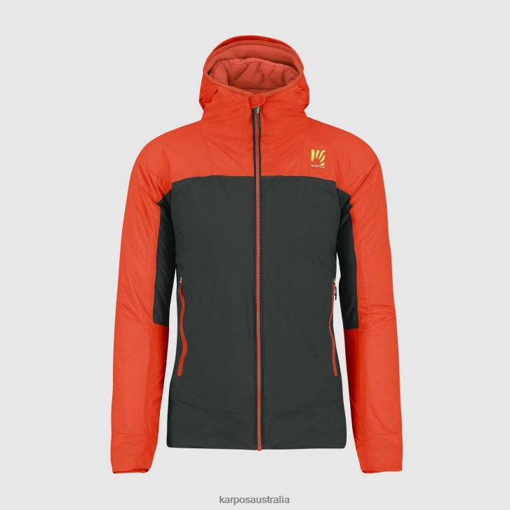 Jacket| Karpos Men VINSON EVO JACKET BLACK SAND/SPICY ORANGE 0Z8L19