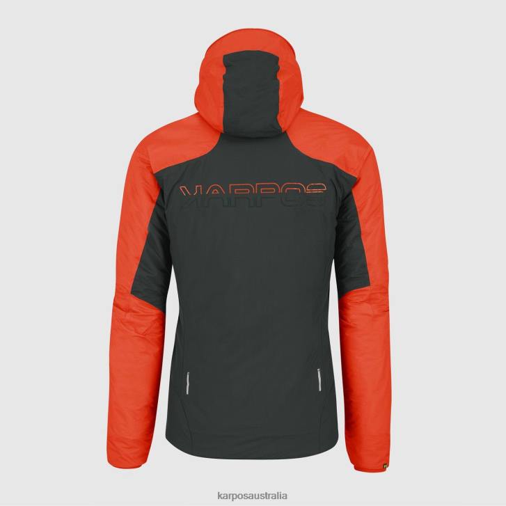 Jacket| Karpos Men VINSON EVO JACKET BLACK SAND/SPICY ORANGE 0Z8L19