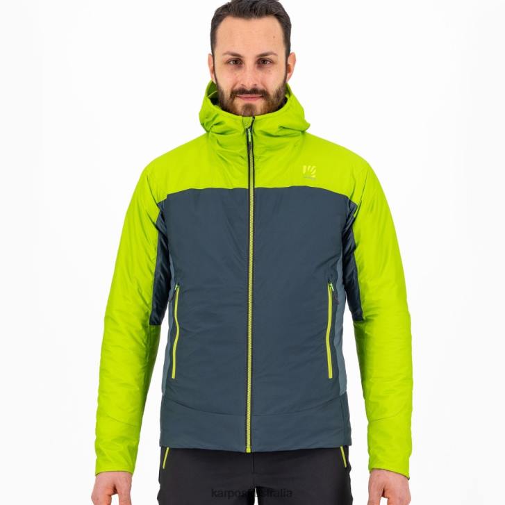 Jacket| Karpos Men VINSON JACKET DARK SLATE/LIME GREEN 0Z8L31
