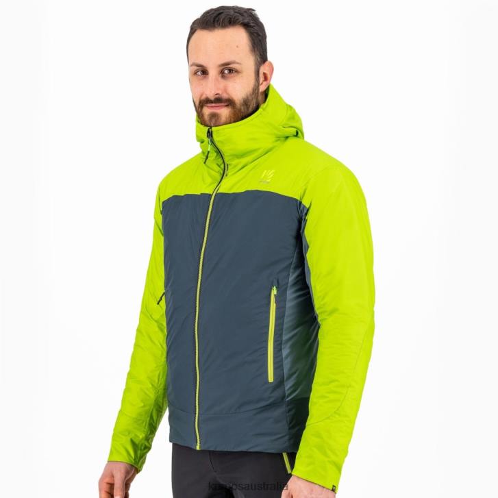 Jacket| Karpos Men VINSON JACKET DARK SLATE/LIME GREEN 0Z8L31