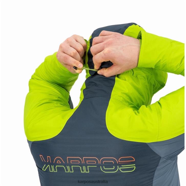 Jacket| Karpos Men VINSON JACKET DARK SLATE/LIME GREEN 0Z8L31