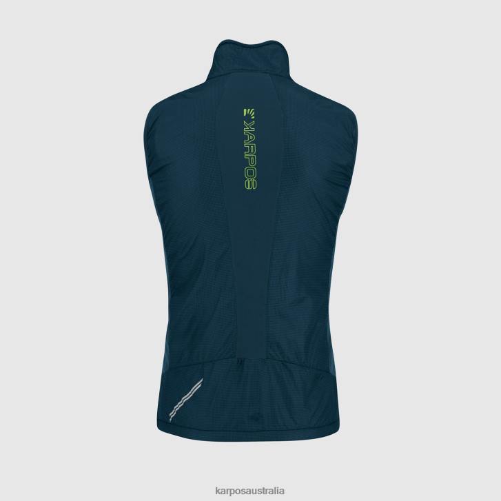 Vest| Karpos Men FEDERA VEST MIDNIGHT/GREEN FLASH 0Z8L127