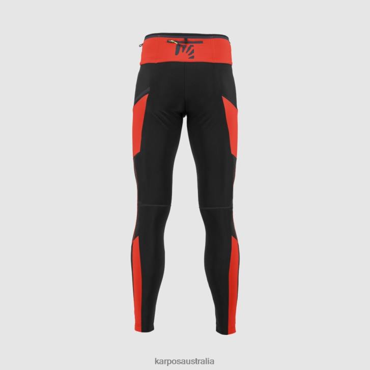Pant| Karpos Men LAVAREDO PLUS WINTER TIGHT BLACK/GRENADINE 0Z8L575