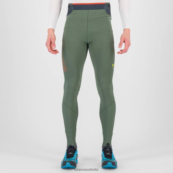Pant| Karpos Men LAVAREDO WINTER TIGHT THYME/BLACK SAND 0Z8L595