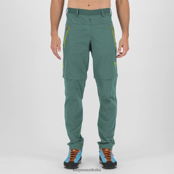 Pant| Karpos Men TRE CIME ZIP-OFF PANT NORTH ATLANTIC/LEMON CURRY 0Z8L610