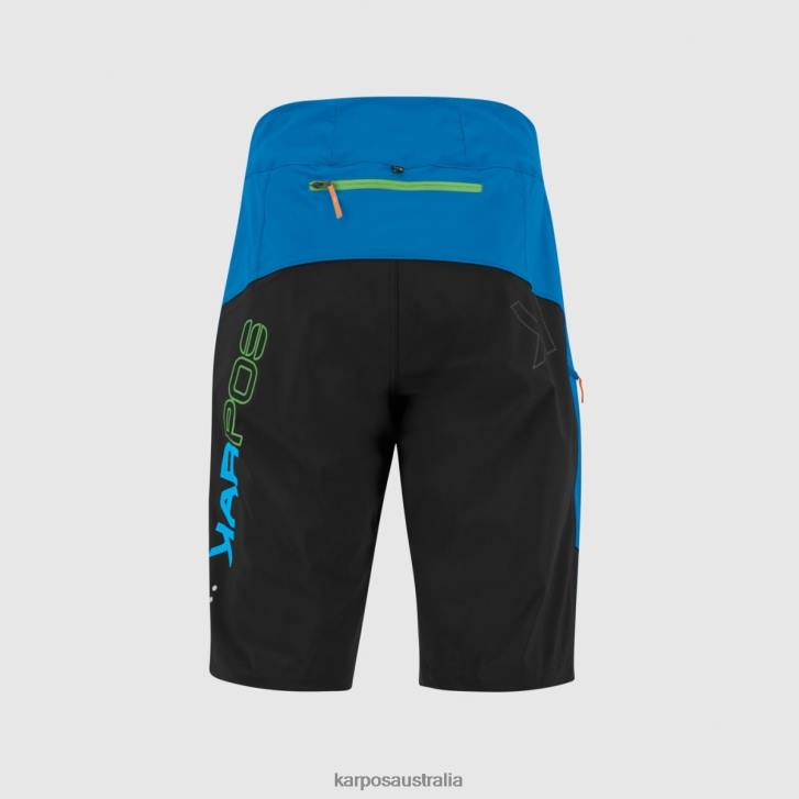 Short| Karpos Men RAPID BAGGY SHORTS INDIGO B./BLACK/GREEN FLUO 0Z8L630