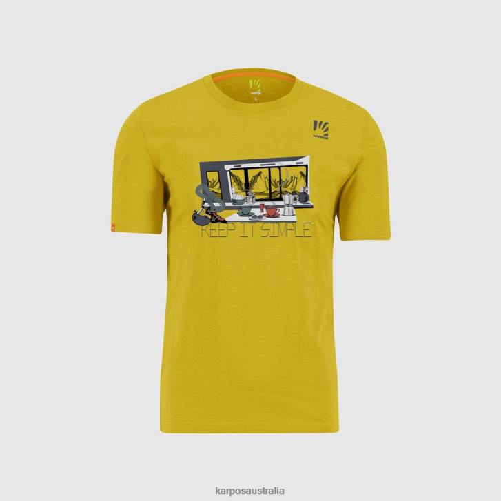 T-Shirt| Karpos Men ANEMONE T-SHIRT LEMON CURRY 0Z8L413