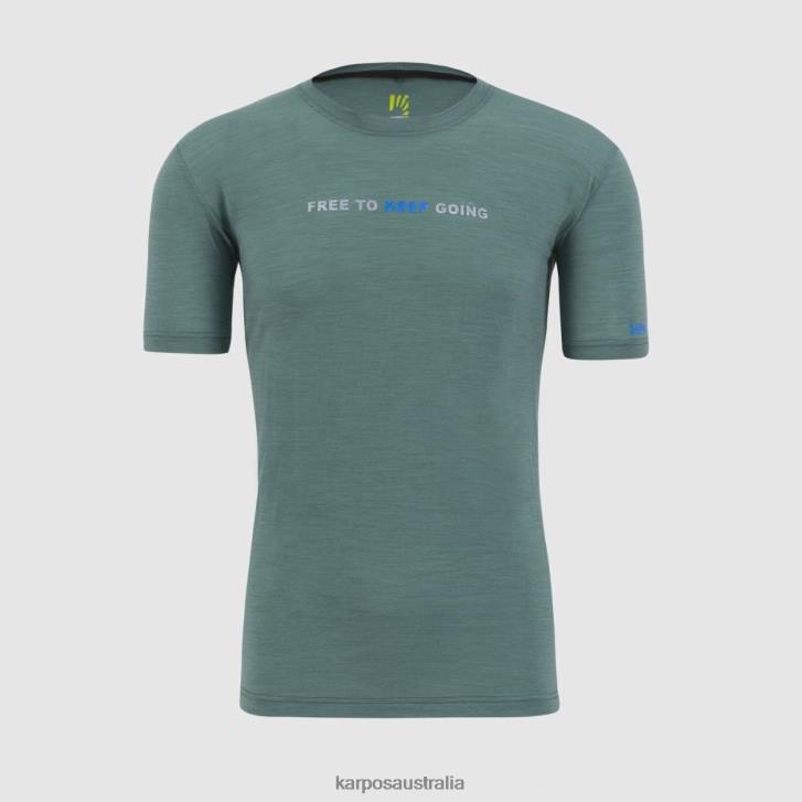 T-Shirt| Karpos Men COPPOLO MERINO T-SHIRT NORTH ATLANTIC 0Z8L329