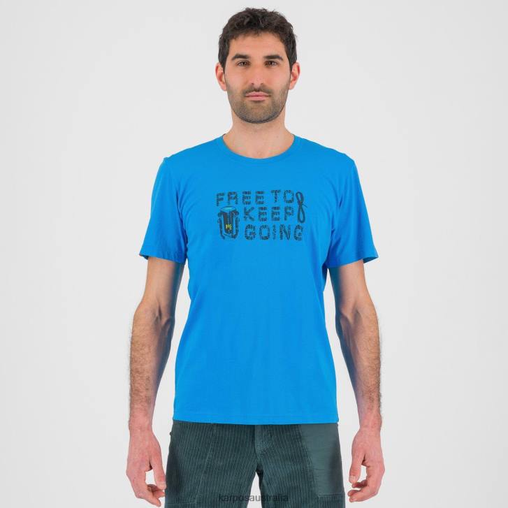 T-Shirt| Karpos Men CROCUS T-SHIRT DIVA BLUE/MIDNIGHT 0Z8L407