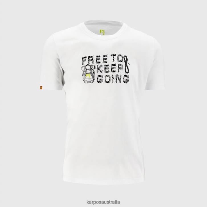 T-Shirt| Karpos Men CROCUS T-SHIRT WHITE 0Z8L401