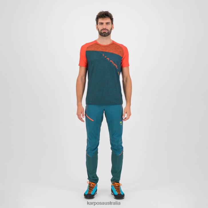 T-Shirt| Karpos Men CRODA ROSSA JERSEY DARK SEA/PAPRIKA/BALSAM 0Z8L359