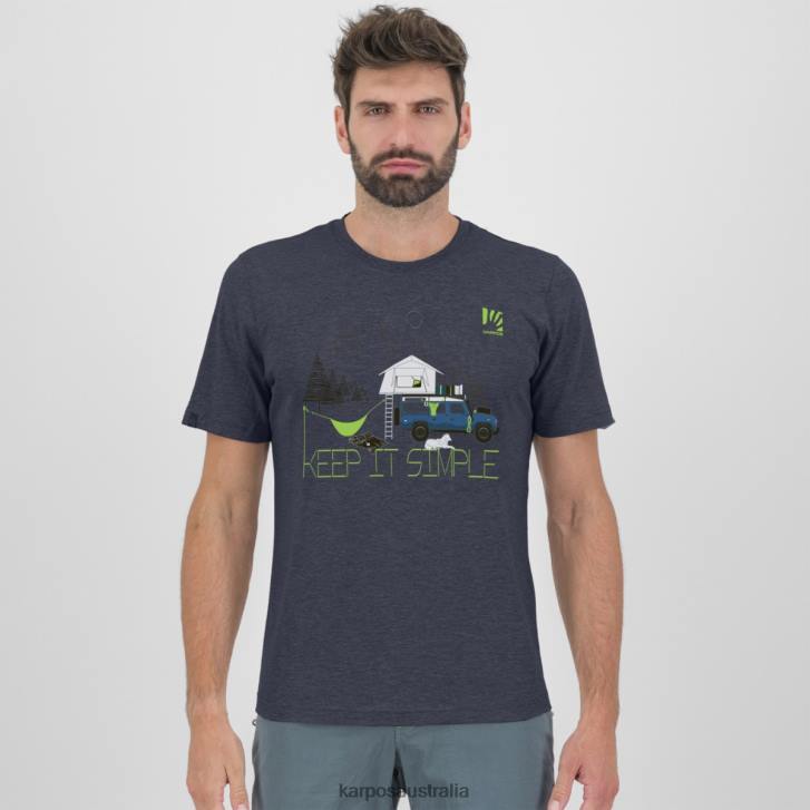 T-Shirt| Karpos Men GENZIANELLA T-SHIRT OMBRE BLUE 0Z8L423