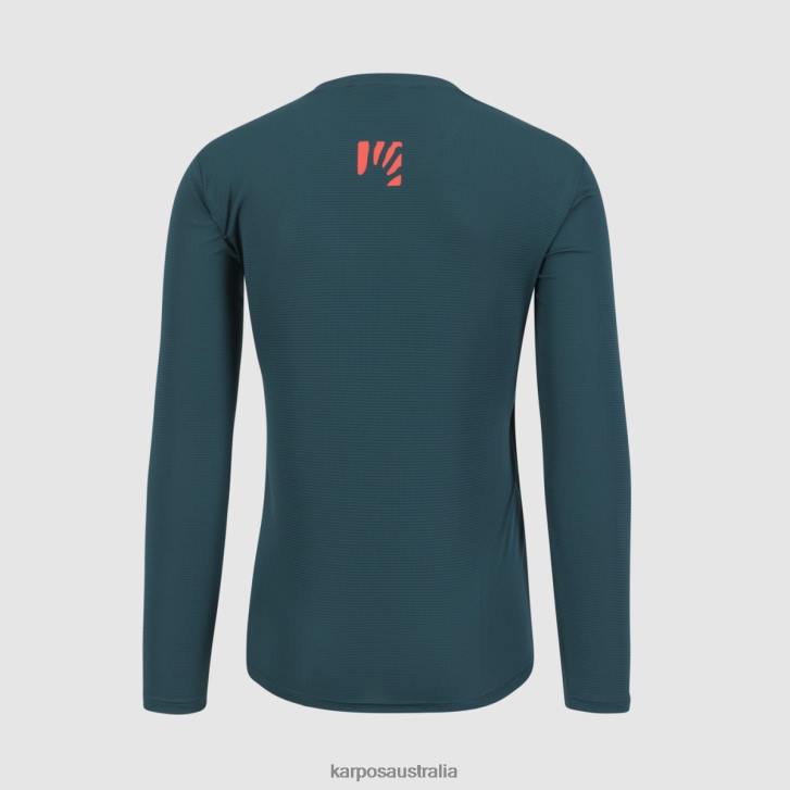 T-Shirt| Karpos Men LOMA JERSEY LS DARK SEA/PAPRIKA 0Z8L382