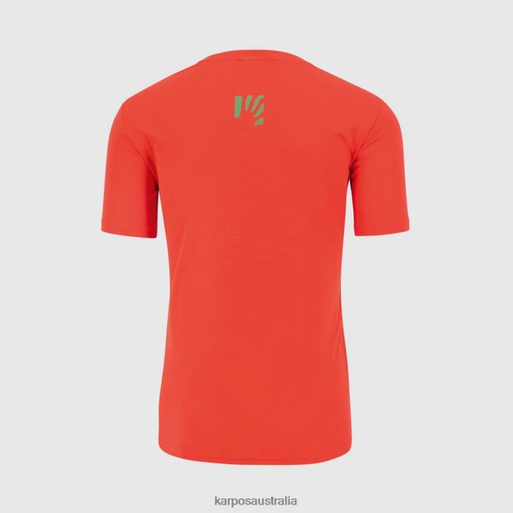 T-Shirt| Karpos Men LOMA JERSEY PAPRIKA/SEA SPRAY 0Z8L428