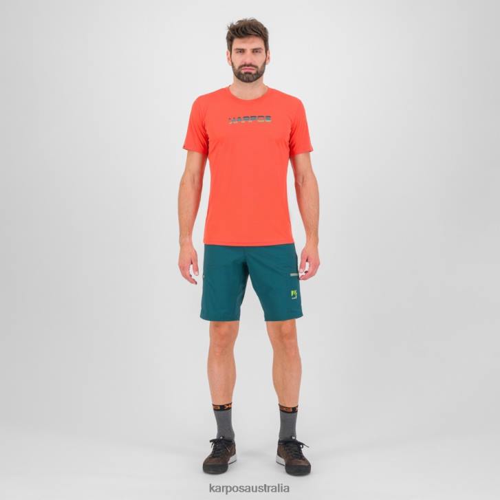 T-Shirt| Karpos Men LOMA JERSEY PAPRIKA/SEA SPRAY 0Z8L428