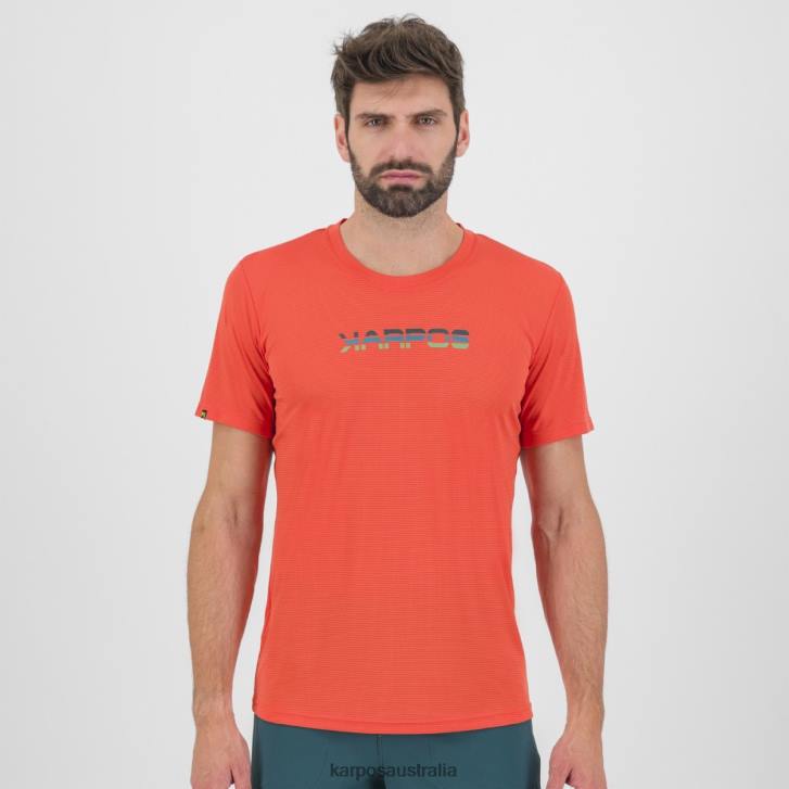 T-Shirt| Karpos Men LOMA JERSEY PAPRIKA/SEA SPRAY 0Z8L428