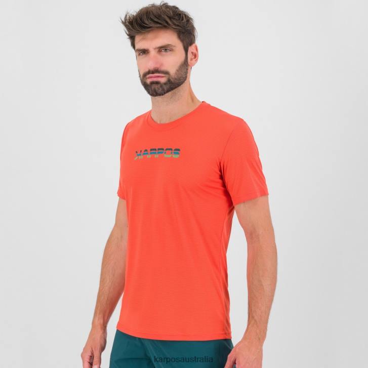 T-Shirt| Karpos Men LOMA JERSEY PAPRIKA/SEA SPRAY 0Z8L428