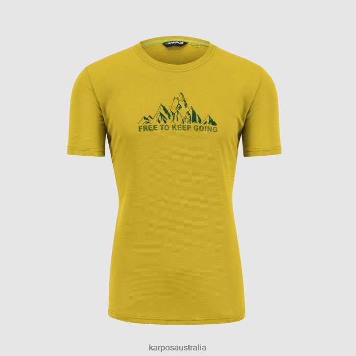 T-Shirt| Karpos Men LOMA PRINT JERSEY LEMON CURRY 0Z8L395