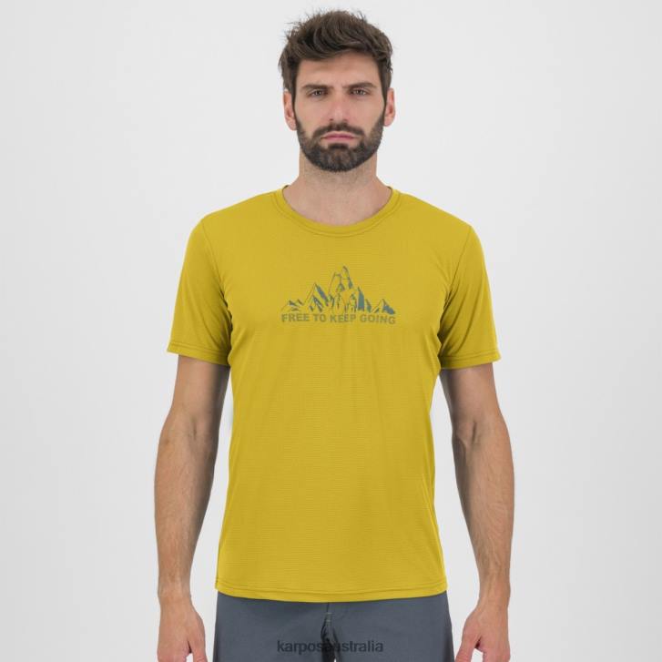 T-Shirt| Karpos Men LOMA PRINT JERSEY LEMON CURRY 0Z8L395