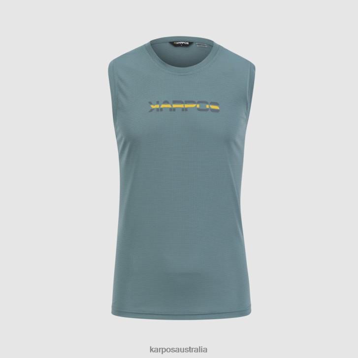 T-Shirt| Karpos Men LOMA TANK NORTH ATLANTIC/LEMON CURRY 0Z8L439