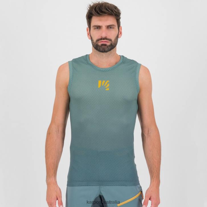T-Shirt| Karpos Men VERVE MESH SLEEVELESS DARK SLATE/NORTH ATLANTIC 0Z8L385