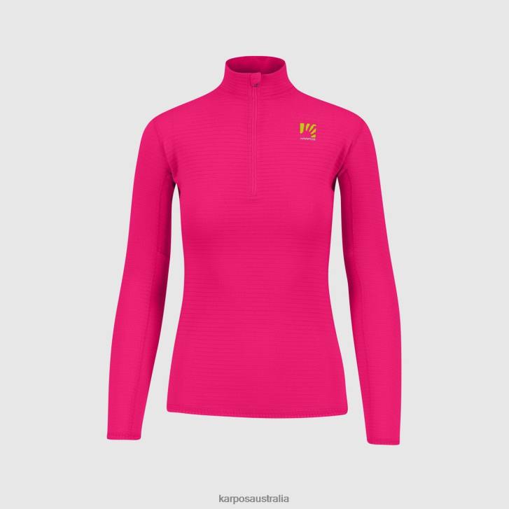 Fleece| Karpos Women CRODA LIGHT W HALF ZIP PINK 0Z8L1219