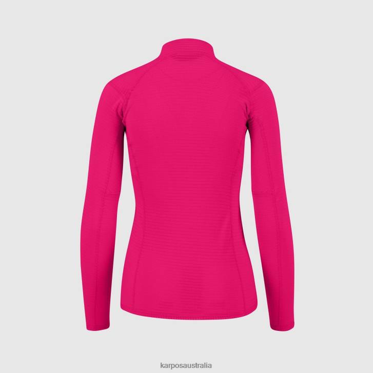 Fleece| Karpos Women CRODA LIGHT W HALF ZIP PINK 0Z8L1219