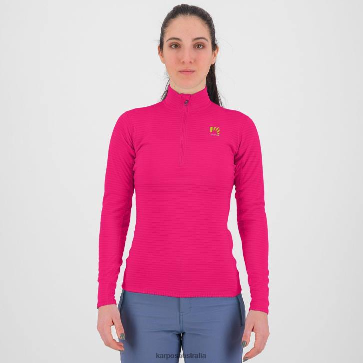 Fleece| Karpos Women CRODA LIGHT W HALF ZIP PINK 0Z8L1219