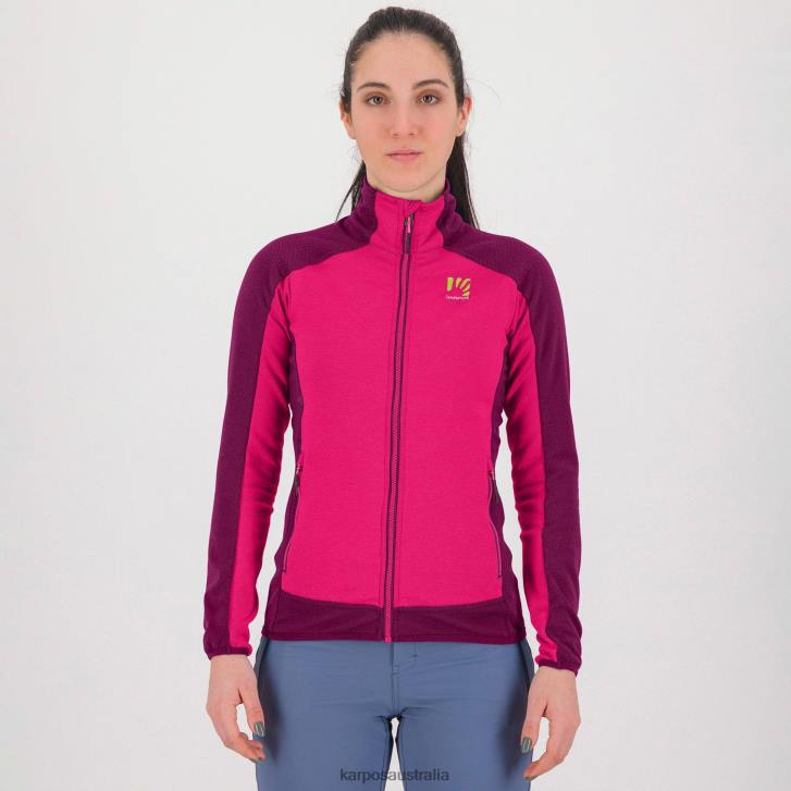 Fleece| Karpos Women ODLE W FLEECE PINK/BOYSENBERRY 0Z8L1163