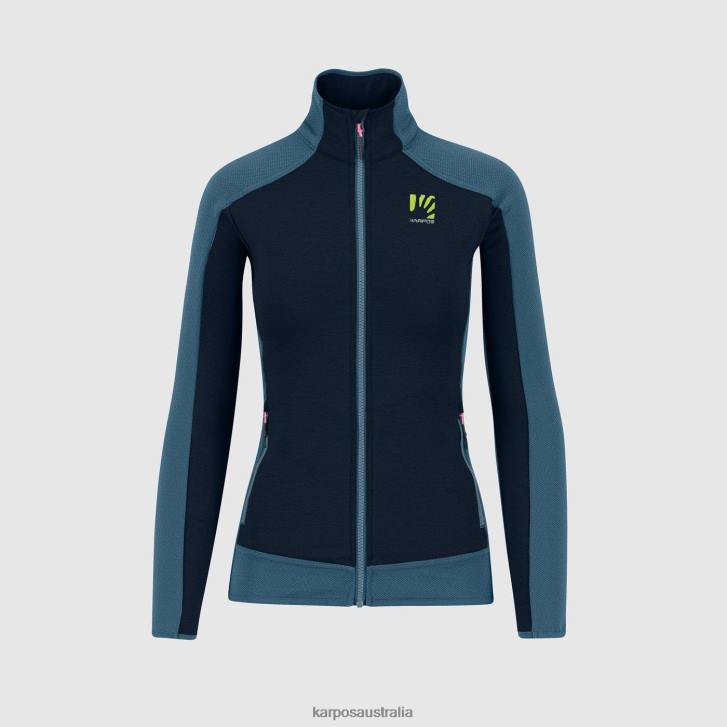 Fleece| Karpos Women ODLE W FLEECE VULCAN/BERING SEA 0Z8L1162
