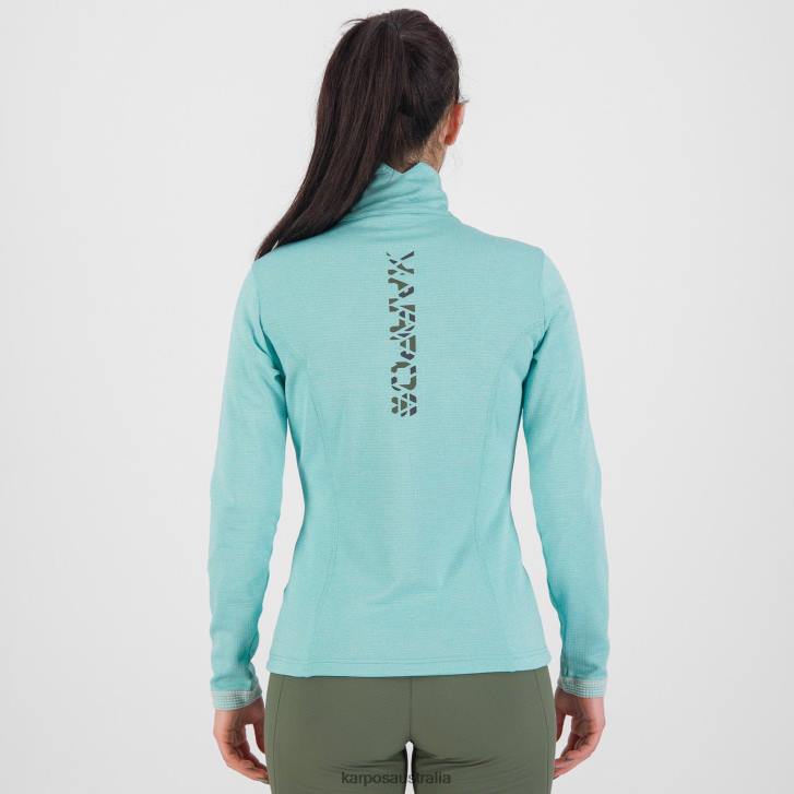 Fleece| Karpos Women PIZZOCCO W HALF ZIP AQUA SKY 0Z8L1212