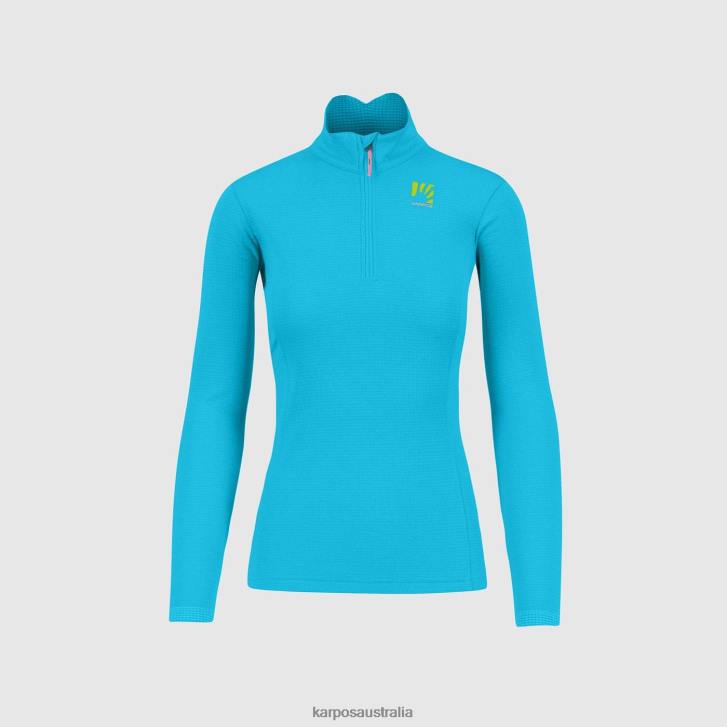 Fleece| Karpos Women PIZZOCCO W HALF ZIP BLUE ATOLL 0Z8L1213