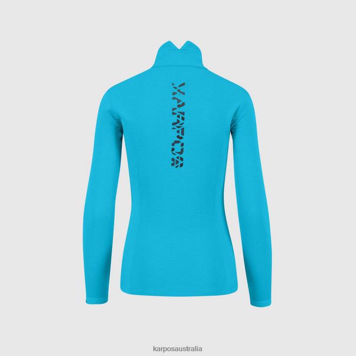 Fleece| Karpos Women PIZZOCCO W HALF ZIP BLUE ATOLL 0Z8L1213