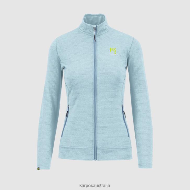 Fleece| Karpos Women POMEDES W T-SHIRT LS AQUAMARINE 0Z8L1192