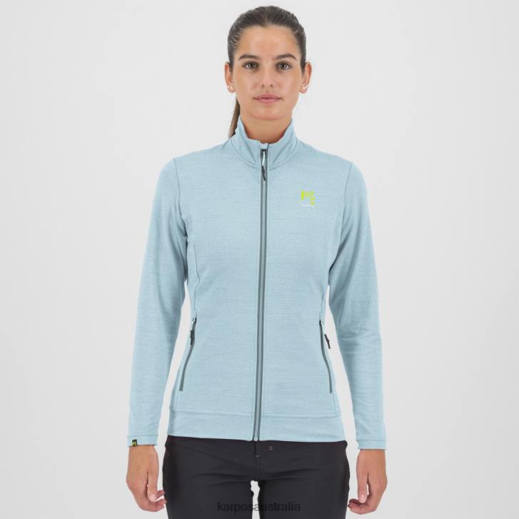 Fleece| Karpos Women POMEDES W T-SHIRT LS AQUAMARINE 0Z8L1192
