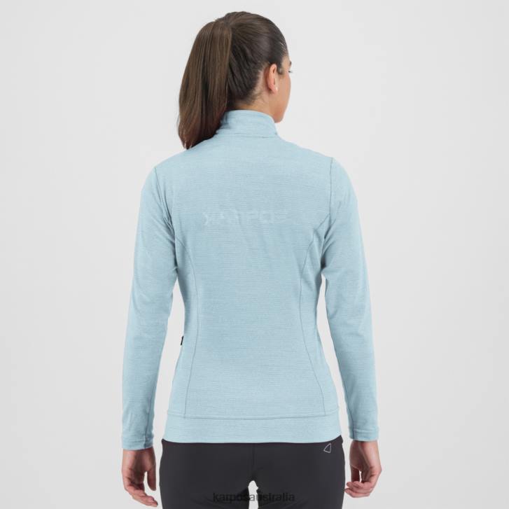 Fleece| Karpos Women POMEDES W T-SHIRT LS AQUAMARINE 0Z8L1192