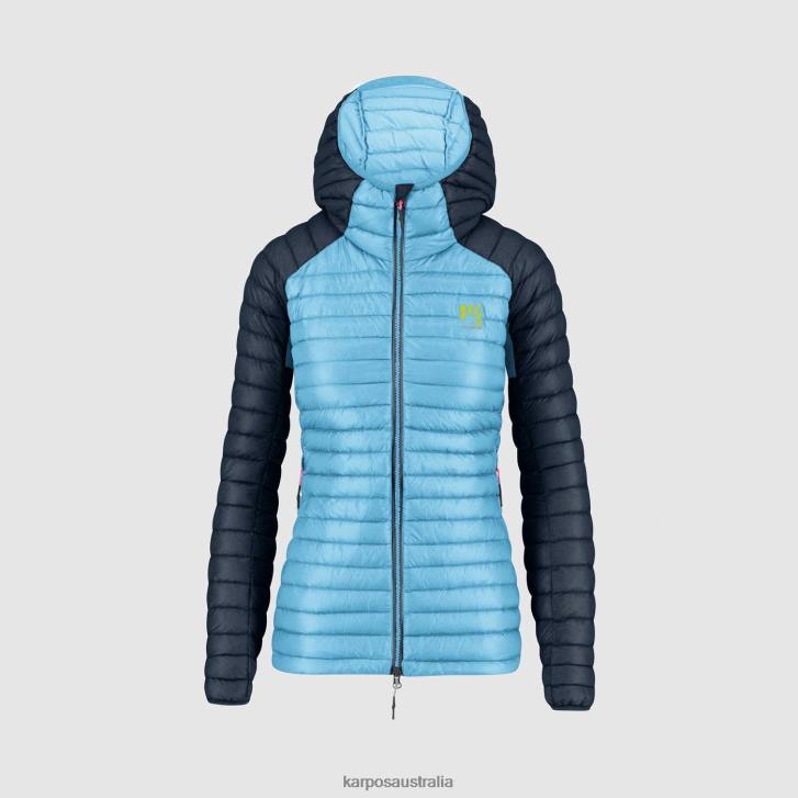 Jacket| Karpos Women ALAGNA DOWN W JACKET BLUE ATOLL/MIDNIGHT 0Z8L960