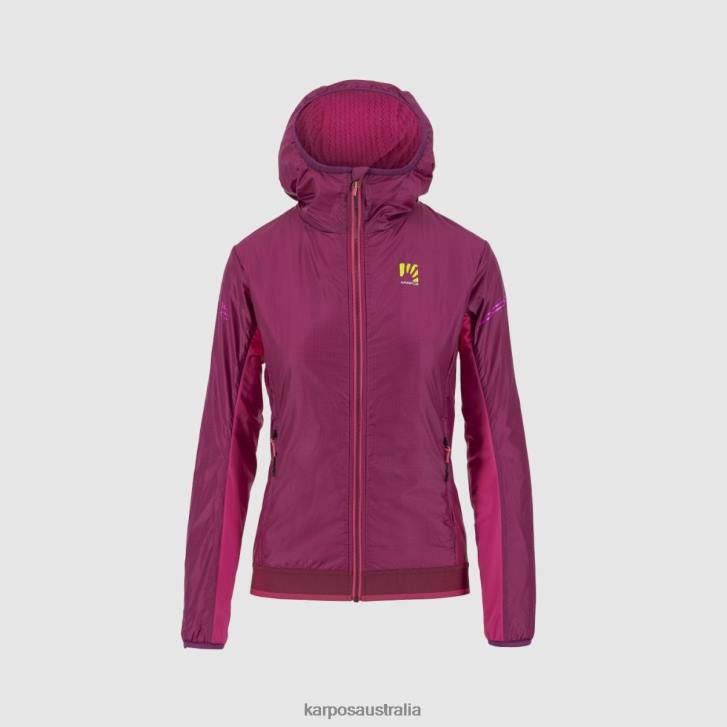Jacket| Karpos Women FEDERA W JACKET RASPBERRY RADIANCE/CABARET 0Z8L1013