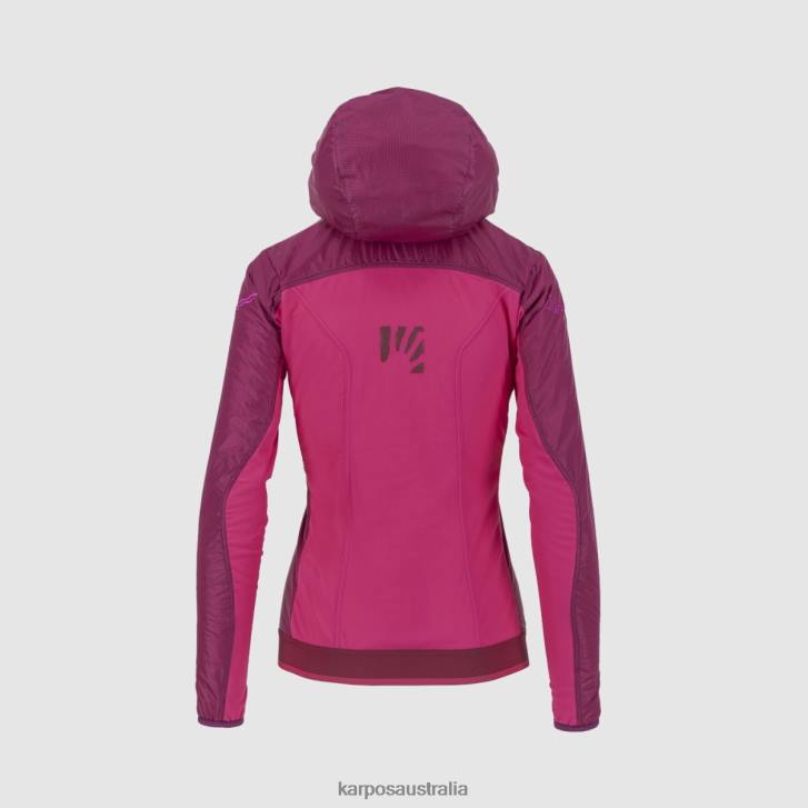 Jacket| Karpos Women FEDERA W JACKET RASPBERRY RADIANCE/CABARET 0Z8L1013